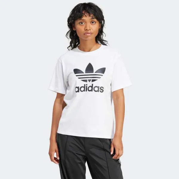 Футболка для женщин Adidas Trefoil Tee 94% хлопок/ Белый photo 2