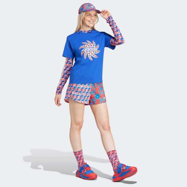 Футболка для женщин Adidas Farm Gfx Tee Bold 100% хлопок/ Синий photo 4