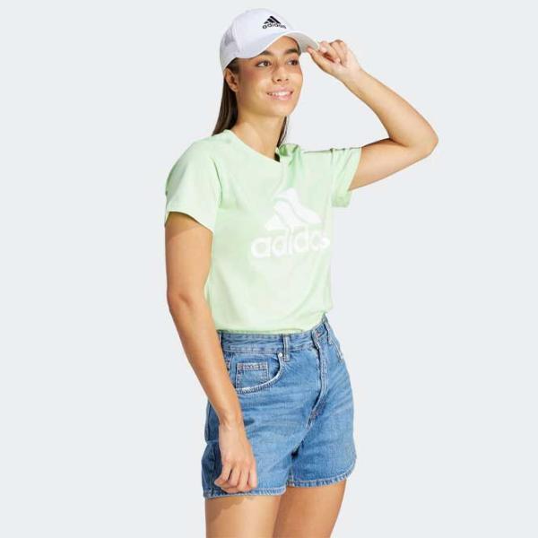 Tricou pentru femei Adidas W Bl T 100% bumbac/ Olive Green photo 4