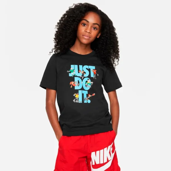 Футболка для девочек Nike K Nsw Tee Jdi Multi Sport  / Черный photo 2 Футболка для девочек Nike K Nsw Tee Jdi Multi Sport  / Черный photo 2