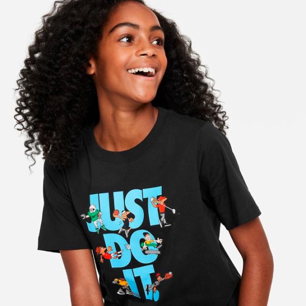Футболка для девочек Nike K Nsw Tee Jdi Multi Sport  / Черный photo 4 Футболка для девочек Nike K Nsw Tee Jdi Multi Sport  / Черный photo 4