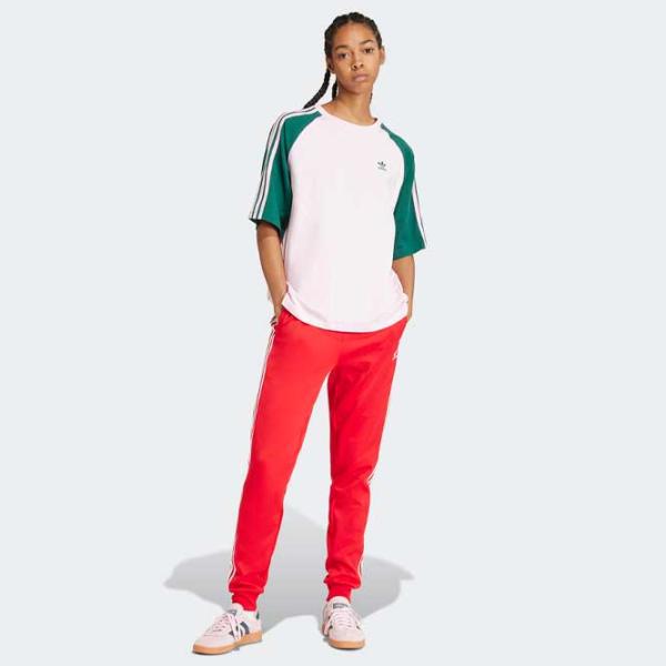 Tricou pentru femei Adidas Blocked Tee Os 100% bumbac/ White photo 4 Tricou pentru femei Adidas Blocked Tee Os 100% bumbac/ White photo 4