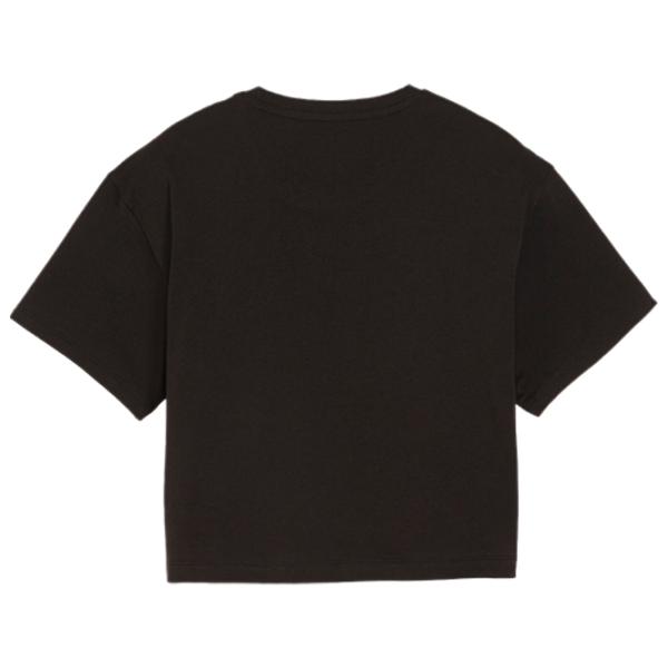 Tricou pentru fete Puma Girls Logo Cropped Tee 134 - 140 cm / Black photo 2 Tricou pentru fete Puma Girls Logo Cropped Tee 134 - 140 cm / Black photo 2