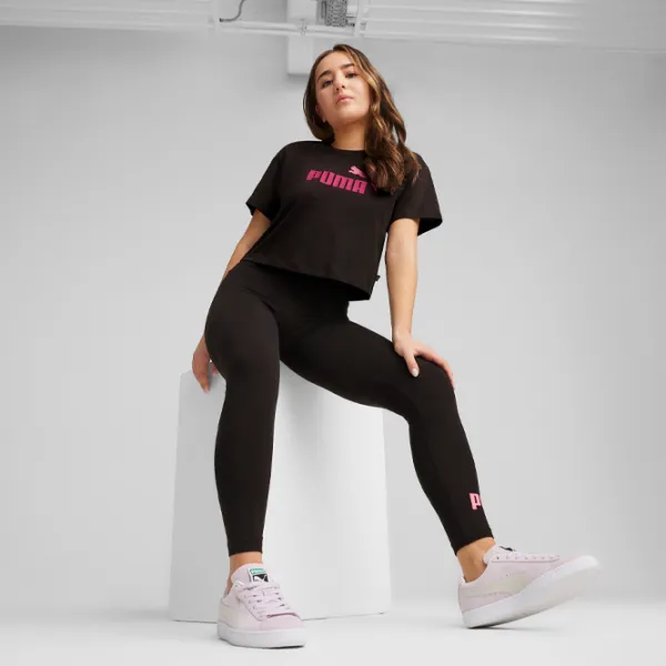 Tricou pentru fete Puma Girls Logo Cropped Tee 159 - 164 cm / Black photo 5 Tricou pentru fete Puma Girls Logo Cropped Tee 159 - 164 cm / Black photo 5