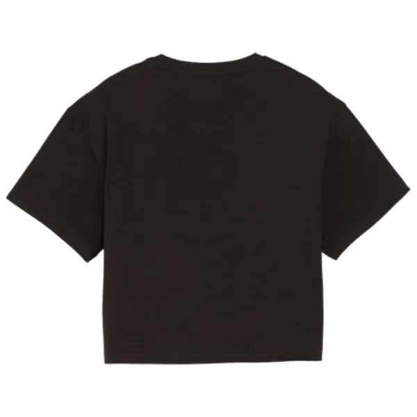Футболка для девочек Puma Girls Logo Cropped Tee 170 - 176 см / Черный photo 2 Футболка для девочек Puma Girls Logo Cropped Tee 170 - 176 см / Черный photo 2