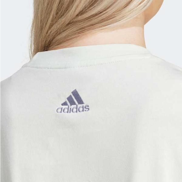 Футболка для женщин Adidas W Soft Side Linear 100% хлопок/ Белый photo 5