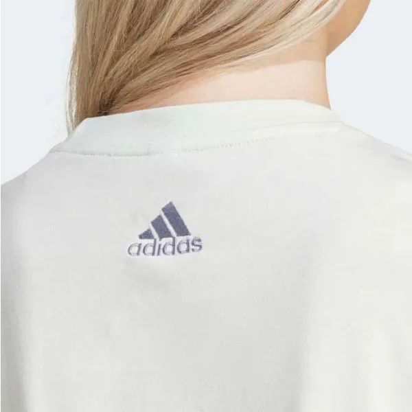 Футболка для женщин Adidas W Soft Side Linear 100% хлопок/ Белый photo 5