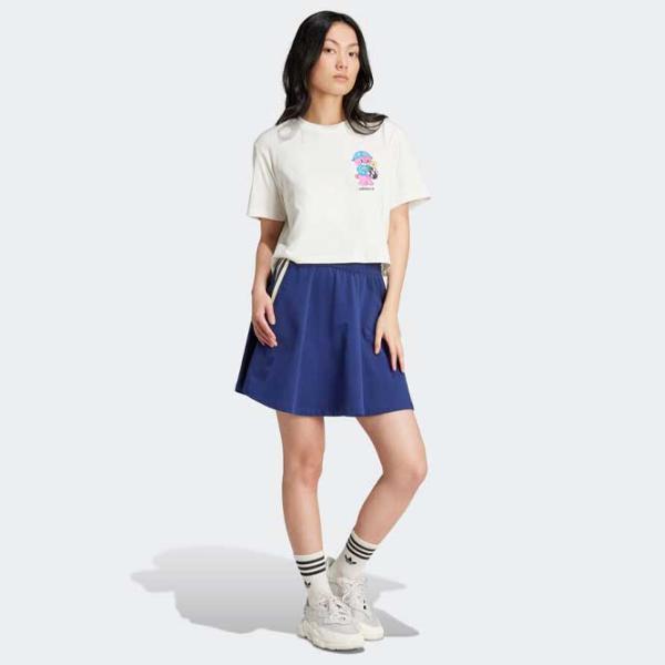 Футболка для женщин Adidas Adiorb Crop Tee 100% хлопок/ Белый photo 4