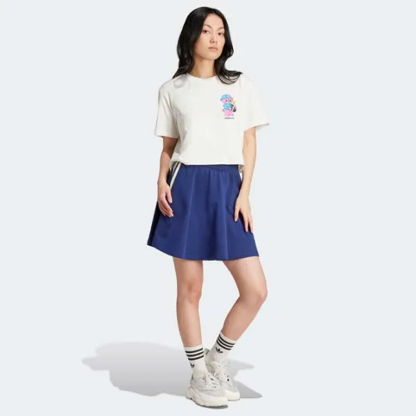 Футболка для женщин Adidas Adiorb Crop Tee 100% хлопок/ Белый photo 4