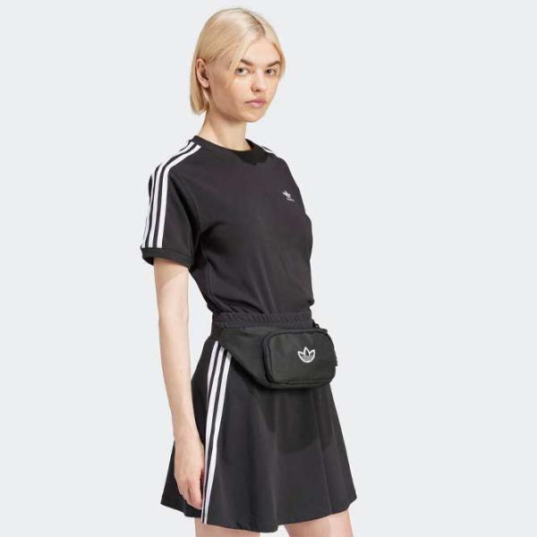 Tricou pentru femei Adidas 3 Stripe Tee 94% bumbac/ Black photo 4