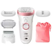 Эпилятор Braun SES9730 Сухая/ Влажная/ Розовый Белый photo 2