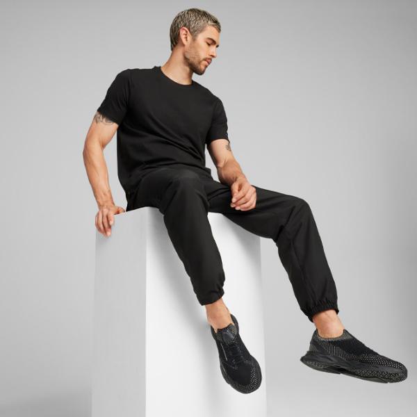 Pantaloni sportivi pentru bărbați Puma Porsche Woven Tech Pants S/ Black photo 5