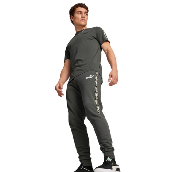 Спортивные брюки для мужчин Puma Ess Tape Camo Sweatpants Tr Cl M/ Серый photo 5