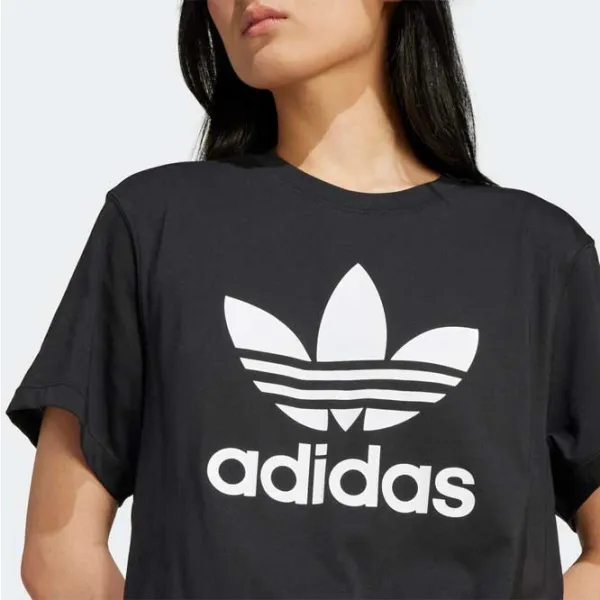 Футболка для женщин Adidas Trfl Tee Boxy 100% хлопок/ Черный photo 5