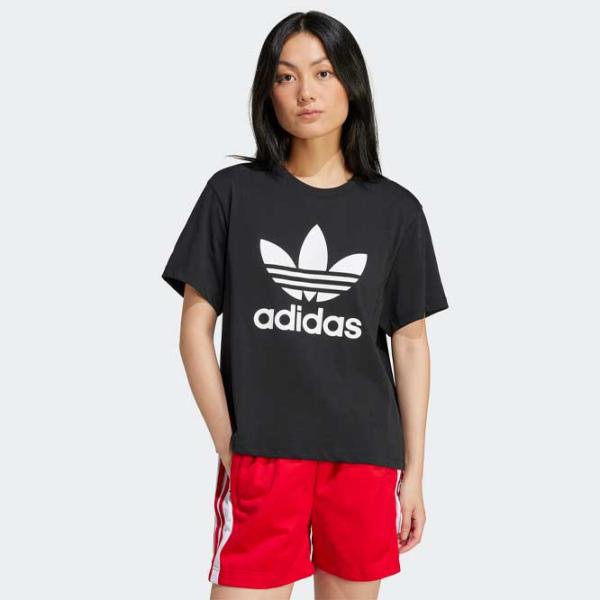 Футболка для женщин Adidas Trfl Tee Boxy 100% хлопок/ Черный photo 2