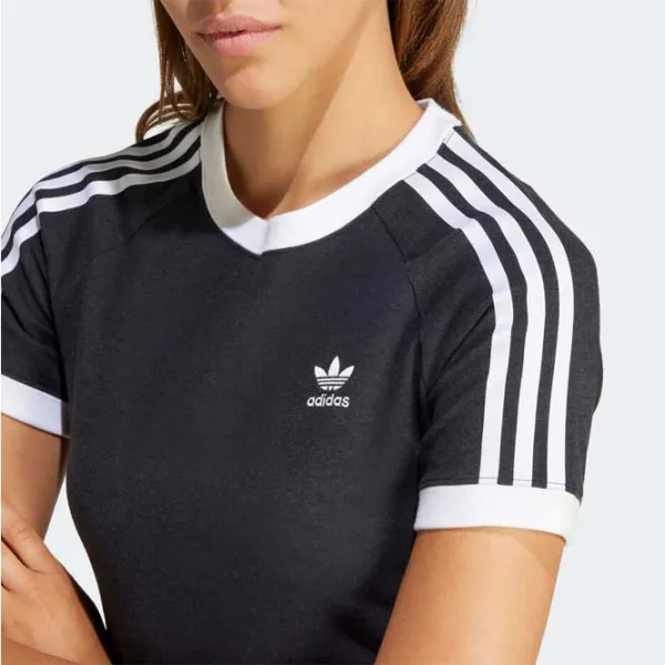 Футболка для женщин Adidas 3 S Rgln Tee 100% хлопок/ Черный photo 5
