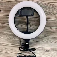 Lampă circulară Selfie Ring Light M20 200 mm Black photo 7