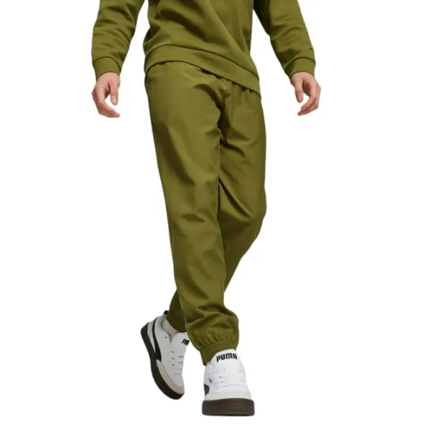 Pantaloni sportivi pentru bărbați Puma Rad|Cal Woven Pants L/ Olive Green photo 3