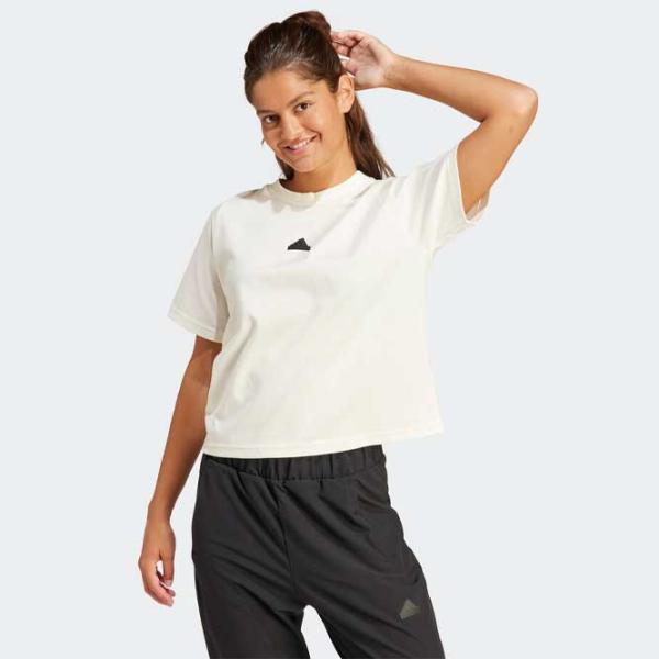 Футболка для женщин Adidas W Z.N.E. Tee 100% хлопок/ Бежевый photo 2