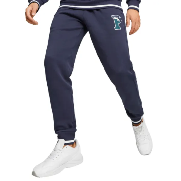 Спортивные брюки для мужчин Puma Squad Sweatpants Fl Cl L/ Темно-синий photo 6