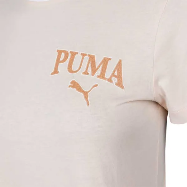 Футболка для женщин Puma Squad Tee 100% хлопок/ Бежевый photo 3