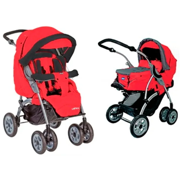 Cărucior pentru copil Chicco Tech 6 WD 69490.90/ Red photo 2