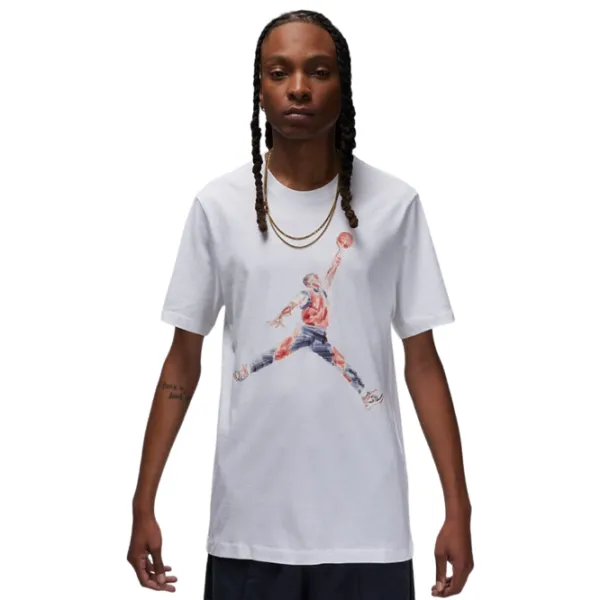 Tricou pentru bărbați Jordan Brand Jm Wtrclr Ss Crew 100% bumbac/ White photo 6 Tricou pentru bărbați Jordan Brand Jm Wtrclr Ss Crew 100% bumbac/ White photo 6