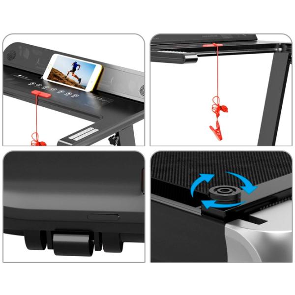 Беговая дорожка Costway SP37681DE-SL 12 км/ ч/ 90 кг/ Черный photo 5 Беговая дорожка Costway SP37681DE-SL 12 км/ ч/ 90 кг/ Черный photo 5