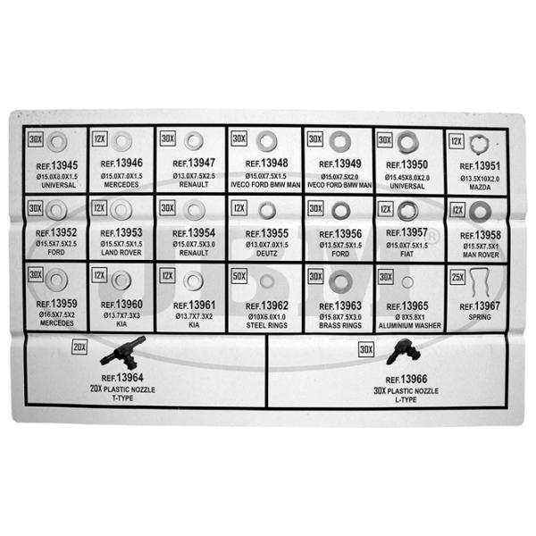 Набор шайб JBM 53464 Металл/ Количество в наборе - 551 photo 4 Набор шайб JBM 53464 Металл/ Количество в наборе - 551 photo 4