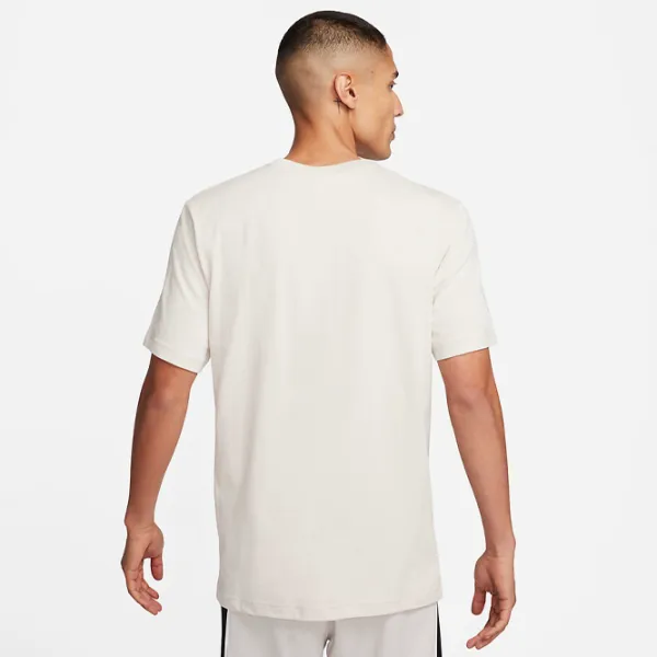 Tricou pentru bărbați Nike M Nsw Sp Ss Top 100% bumbac/ Beige photo 2