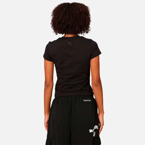 Tricou pentru femei Puma Ferrari Style Babydoll Tee Wmn 100% bumbac/ Black photo 8