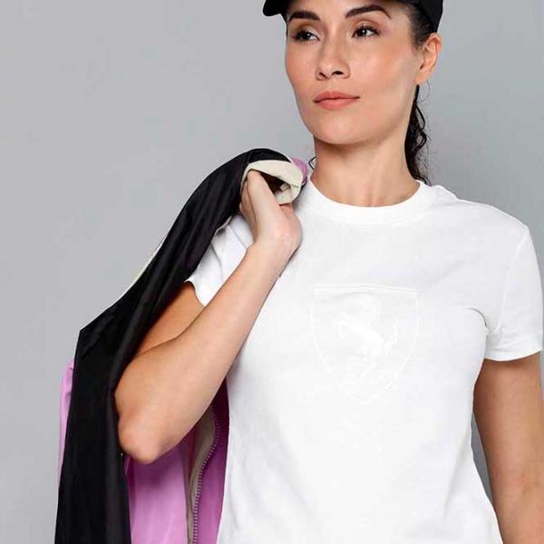Футболка для женщин Puma Ferrari Style Babydoll Tee Wmn 100% хлопок/ Белый photo 5