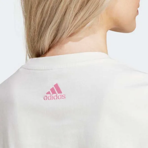 Футболка для женщин Adidas W Lin Spw Gt 100% хлопок/ Белый photo 5