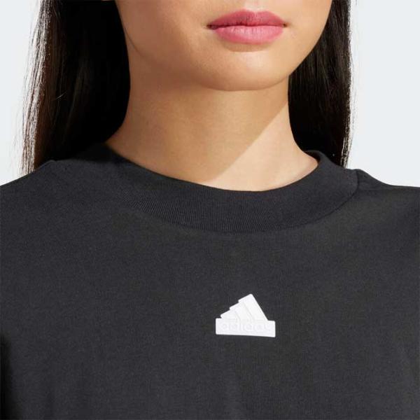 Tricou pentru femei Adidas W Fi 3S Tee 100% bumbac/ Black photo 5