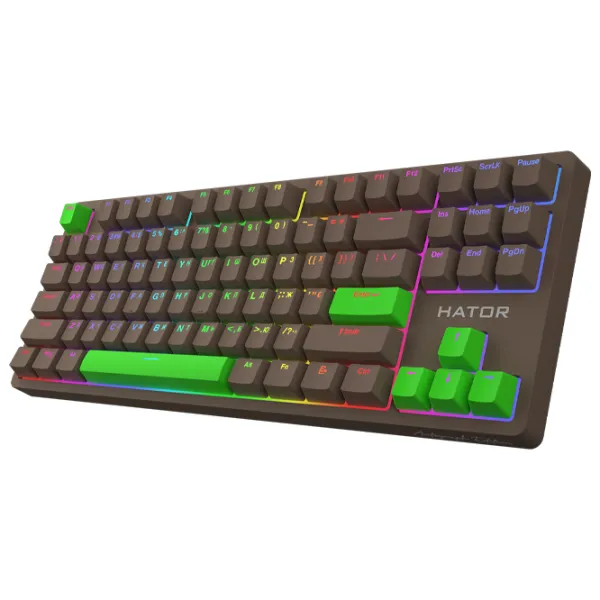 Клавиатура Hator Rockfall 2 Mecha TKL Autograph Edition Проводная/ Коричневый photo 3