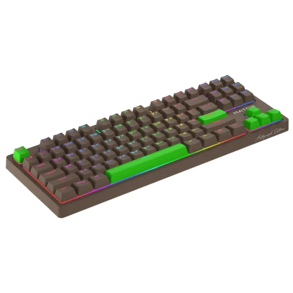 Клавиатура Hator Rockfall 2 Mecha TKL Autograph Edition Проводная/ Коричневый photo 4