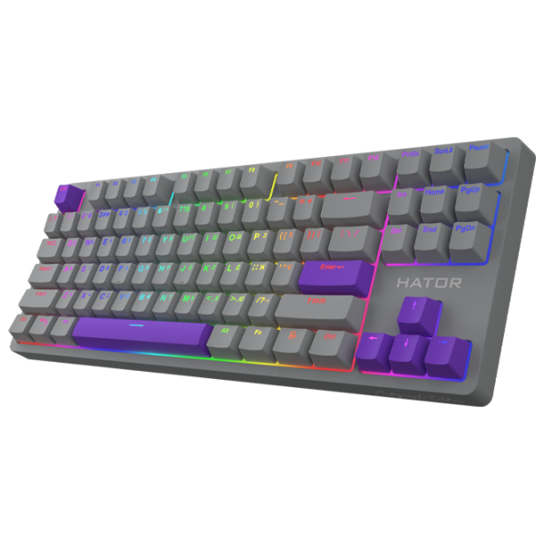Tastatură Hator Rockfall 2 Mecha TKL Autograph Edition Cu fir/ Titanium photo 2