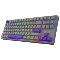 Клавиатура Hator Rockfall 2 Mecha TKL Autograph Edition Проводная/ Титан photo 2
