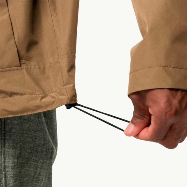 Ветровка для мужчин Jack Wolfskin Baydream Демисезонная/ Бежевый photo 4 Ветровка для мужчин Jack Wolfskin Baydream Демисезонная/ Бежевый photo 4