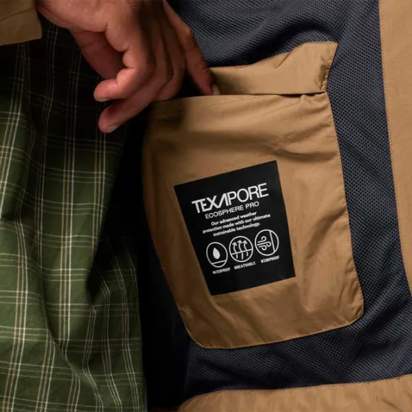 Ветровка для мужчин Jack Wolfskin Baydream Демисезонная/ Бежевый photo 5 Ветровка для мужчин Jack Wolfskin Baydream Демисезонная/ Бежевый photo 5