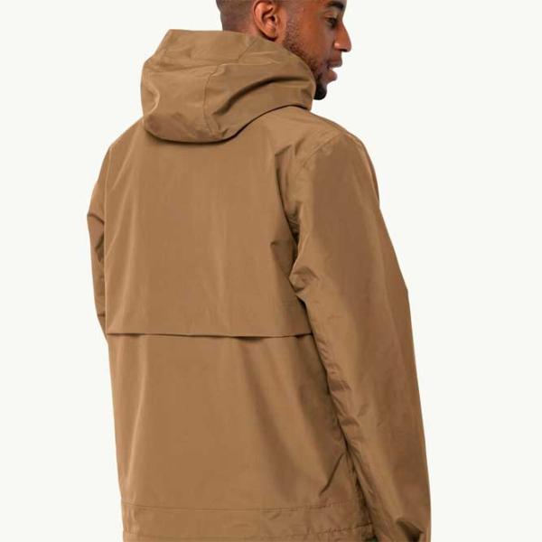 Ветровка для мужчин Jack Wolfskin Baydream Демисезонная/ Бежевый photo 3 Ветровка для мужчин Jack Wolfskin Baydream Демисезонная/ Бежевый photo 3
