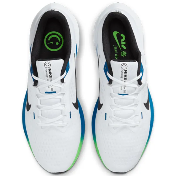 Adidași pentru bărbați Nike Air Winflo 10 46/ White Green photo 4