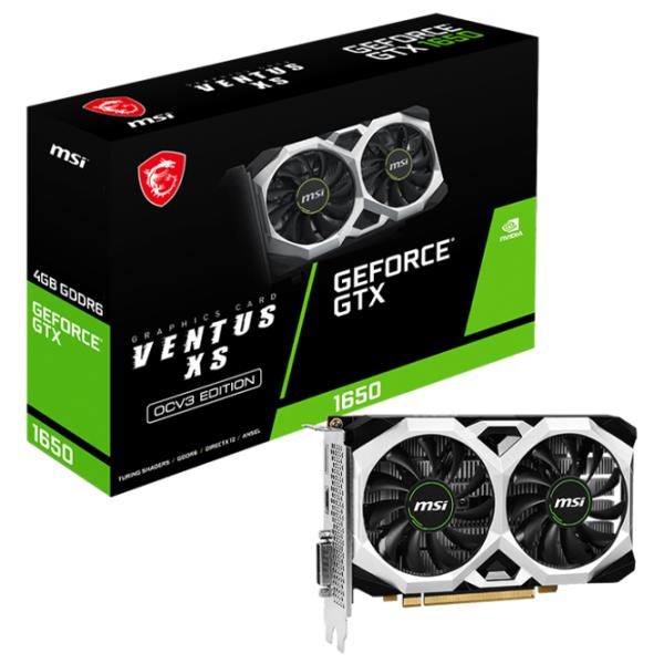 Видеокарта MSI GeForce GTX 1650 D6 VENTUS XS OCV3 PCI Express x16 3.0 / 4 ГБ photo 5 Видеокарта MSI GeForce GTX 1650 D6 VENTUS XS OCV3 PCI Express x16 3.0 / 4 ГБ photo 5