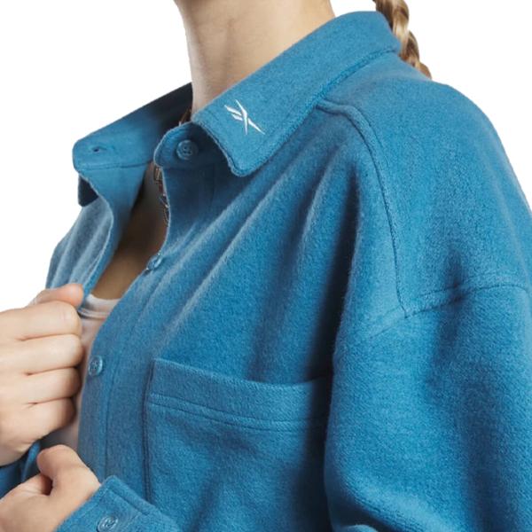 Ветровка для женщин Reebok CL WDE FLEECE LAYE Демисезон/ Синий photo 5