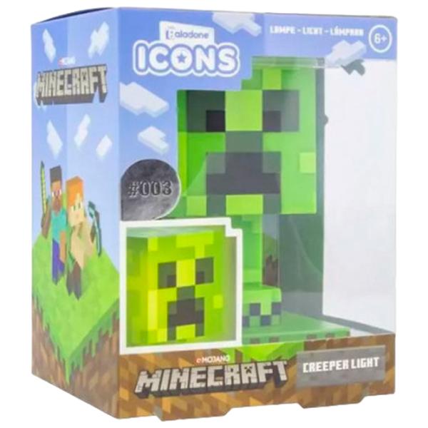 Lampă de masă fan Paladone Creeper Icon V2 Green photo 2 Lampă de masă fan Paladone Creeper Icon V2 Green photo 2