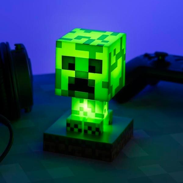 Lampă de masă fan Paladone Creeper Icon V2 Green photo 5 Lampă de masă fan Paladone Creeper Icon V2 Green photo 5