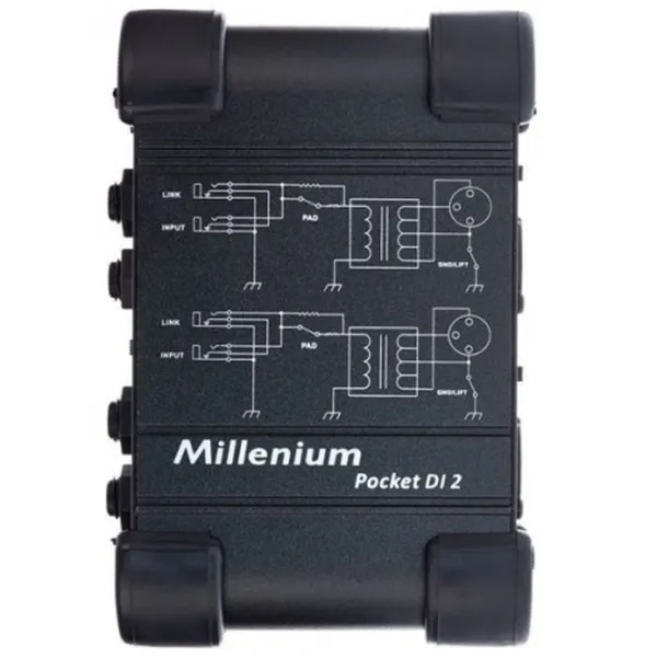 Box pasiv Millenium Pocket DI 2 PVC/ Black photo 4