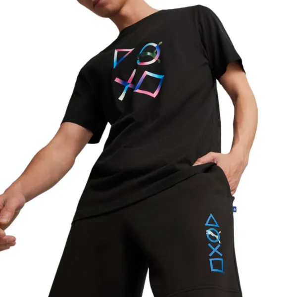 Pantaloni scurți pentru bărbați Puma X Playstation Shorts 8 L/ Black photo 6 Pantaloni scurți pentru bărbați Puma X Playstation Shorts 8 L/ Black photo 6