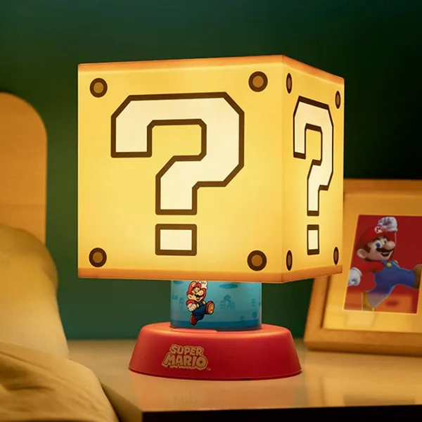 Lampă de masă fan Paladone Super Mario Icon Yellow photo 2 Lampă de masă fan Paladone Super Mario Icon Yellow photo 2