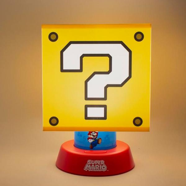 Lampă de masă fan Paladone Super Mario Icon Yellow photo 3 Lampă de masă fan Paladone Super Mario Icon Yellow photo 3